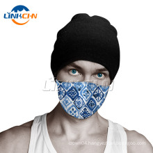 Custom Fabric Reusable Washable Facemask Mouth Facial Face Cover With Filter